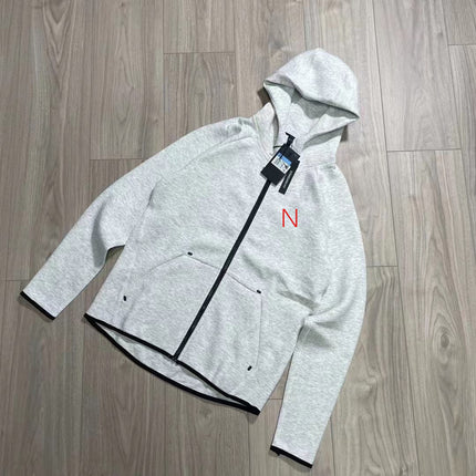 22 Spring and Autumn Outdoor Sports Hoodie Men's Pure Cotton Sweat Absorbing Breathable Running Fitness Sweater Jacket