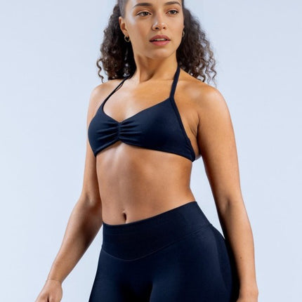 suit DF Amazon Explosions Shorts Small Bra High Elastic Superfine Extinction Nylon Hanging Neck Beauty Back Sports Vest