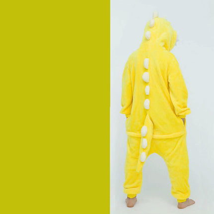 Cross-Border Cartoon One-Piece Flannel Pajamas, Animal Children's Parent-Child Performance Costumes, Dinosaur, Pegasus and Unicorn