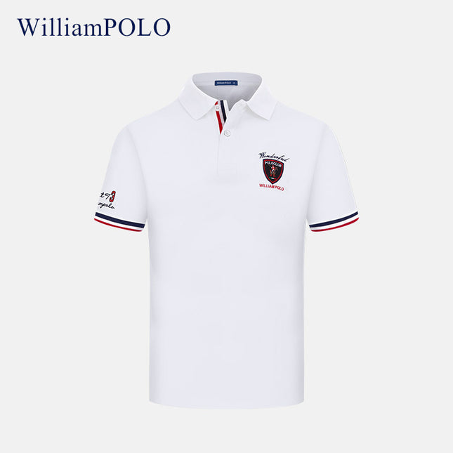 King's Paul Men's Polo Shirt Short-sleeved T-shirt Breathable Business Top Men's Short-sleeved T-shirt High-end Led T-shirt