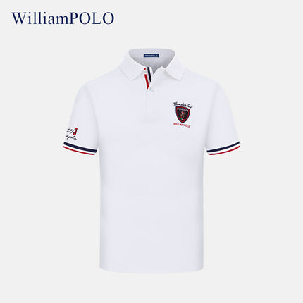 King's Paul Men's Polo Shirt Short-sleeved T-shirt Breathable Business Top Men's Short-sleeved T-shirt High-end Led T-shirt