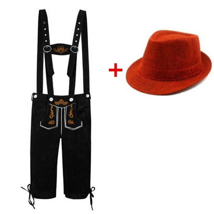 Foreign Trade Wish Hot Sale Adult Men's Beer Pants Hat suit Germany Oktoberfest Clothing Men's Clothing