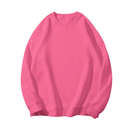 190g sweater women's autumn and winter round neck pullover women's sweater thickened thin velvet solid color plus size loose class clothes sweater women