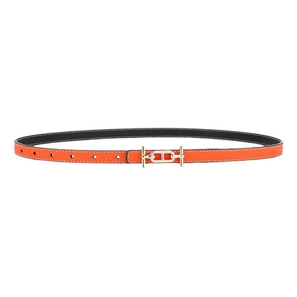 Double-sided Use Women's Small Belt Decoration with Dress Waistline Decoration Trousers Small Belt Simple and Generous