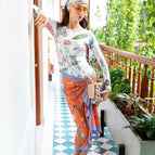Flower dragonfly skirt / One size fits all