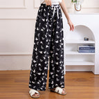 Plus size women's faux silk pants - pattern #5 / Suitable for 45.00kg -90.00kg