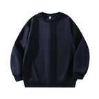 Navy blue [anti-wrinkle and non-pilling] | Round neck sweatshirt] / S [recommendation 45-55kg ]