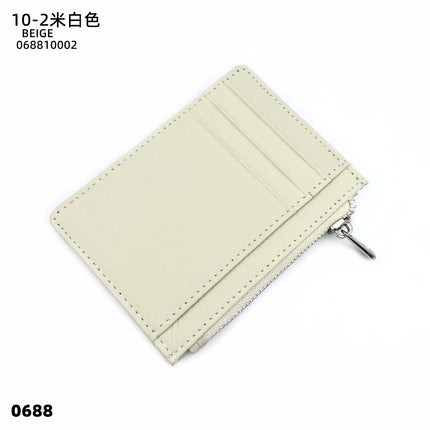 Double-sided Driver's License Multi-card Slot Genuine Leather Zipper Card Bag Top Layer Cowhide Men's Thickened Light Luxury Women's Small Coin Purse Case