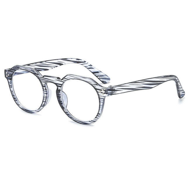 Irregular Anti-Blue Light Rice Nail Glasses Frame Jelly Color Fashionable Trendy Same Style Personalized Full Frame Glasses 3387