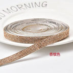 2 rows of diamonds 0.4cm / Champagne