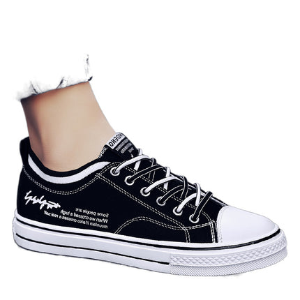 Men's Shoes Summer Breathable Casual Canvas Shoes Sports Cloth Shoes Teenagers Thin Sneakers Trendy Shoes