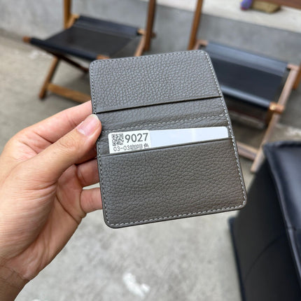 Cross-Border Foreign Trade New Genuine Leather Multi-Ring Binder Mirror Window Small Card Holder First Layer Cowhide Card Bag Document Storage Card Album Card Holder