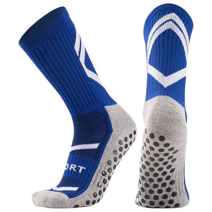 Cross-border spring and summer football socks men's anti-slip socks in the tube glue socks thickened towel bottom sports socks men's wholesale