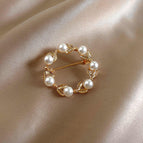 Golden Ring Pearl Circle