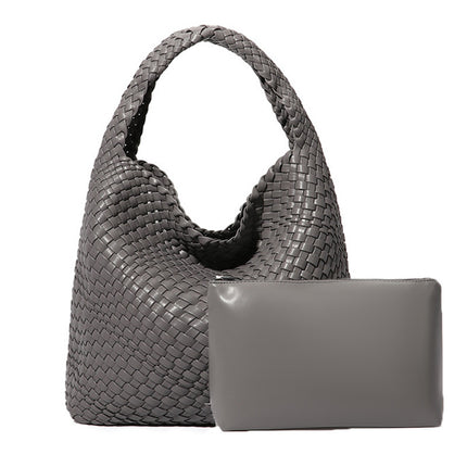 Cross-border Woven Bag Women's Tote Bag Large Capacity Vegetable Basket Bag Shopping Bag General Bag Women's All-match Bag 61