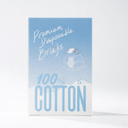 New men's white (box of 5) / M