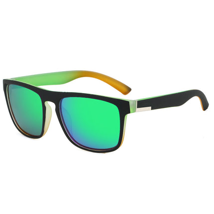 Polarized Elastic Paint Real Film Sunglasses Outdoor Beach Men's Sunglasses Fishing Mountaineering Glasses Anti-UV New