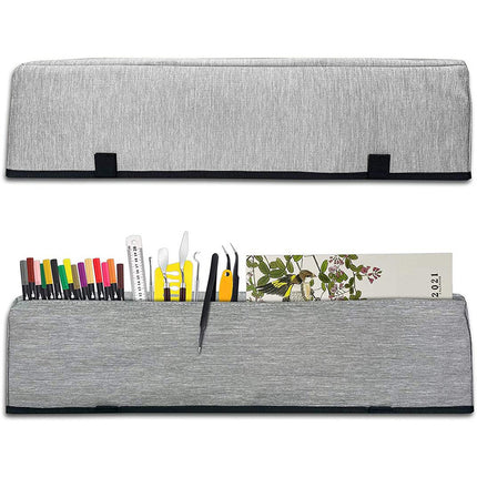 Factory wholesale die-cutting machine dust cover 300D cationic side three pockets