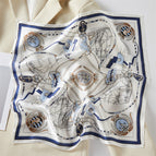 White navy / 53*53cm