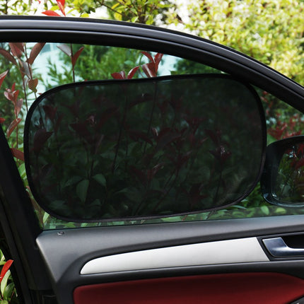Car Sunshade Black Mesh Electrostatic Film Cartoon Sunshade Curtain Temu Cross-Border Exclusive Summer Electrostatic Sticker