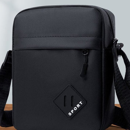 Wholesale Cheap Men's and Women's Shoulder Bag Horizontal and Vertical Small Square Bag Fashionable Simple Walking Crossbody Mobile Phone Coin Wallet