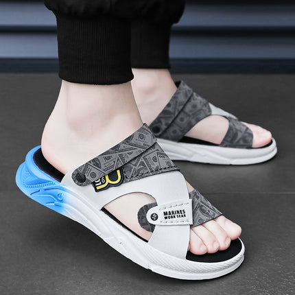 Men's Sandals 2025 New Summer Outdoor Sports and Driving Dual-Use Thick-Soled Casual Beach Slippers