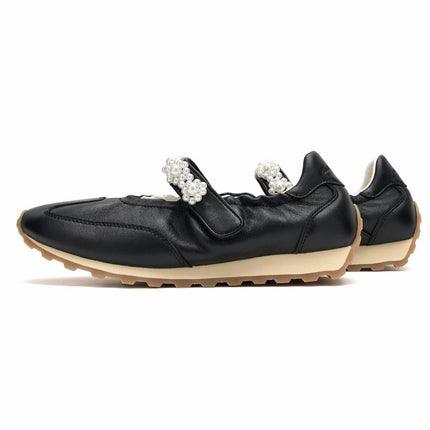 2025 New Products-Small Mouth Ballet Training Shoes Women's Spring and Summer New Thick-soled Sports Mary Jane Shoes
