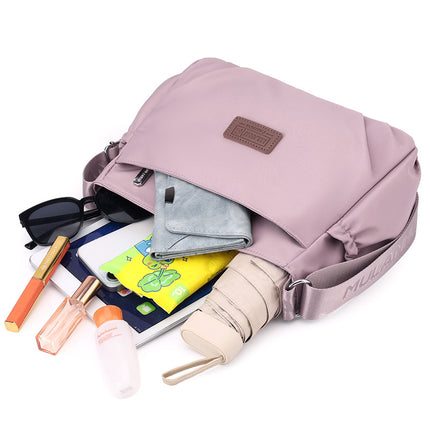 Lightweight Water-repellent Nylon Cloth Bag Fashionable Crossbody Bag 2025 New Women's Shoulder Bag Casual Commuter Women's Fashionable Bag