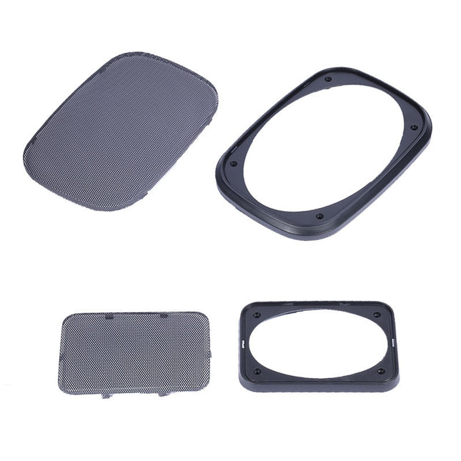 Car Horn Mesh Cover Audio Speaker Protective Mask Speaker Horn Cover Metal Iron Mesh 4X6 Square 6X9 Mesh