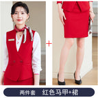 Red vest + 3017 red skirt / S