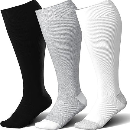 8 pairs of extra fat to increase pressure fat socks extra large socks nylon compression socks Amazon cross-border exclusive