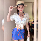 Bikini + cover-up / M
