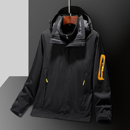 552 Three-in-One Jacket Men's and Women's Two-Piece Set with Removable Inner Blanket Xizang Travel Suit Men's Fishing Suit Ski Suit