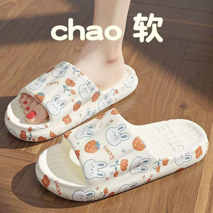 Deodorant Men's Slippers Summer Bathroom Couple Home Indoor and Outdoor Wear Bathing Non-Slip Wear-Resistant Slippers Women's Slippers
