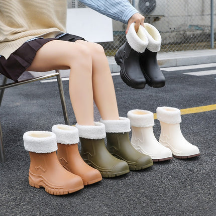Wholesale Special Supply of New Rain Boots for Women, Korean Version, Cute Short-Tube Student Waterproof Rain Boots, Casual, Non-Slip and Wear-Resistant