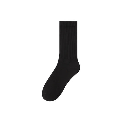 Gray Pure Cotton Sports Socks Men's Mid-Calf Socks Spring and Summer Antibacterial and Deodorant Stockings Anti-Pilling Zhuji Socks Wholesale