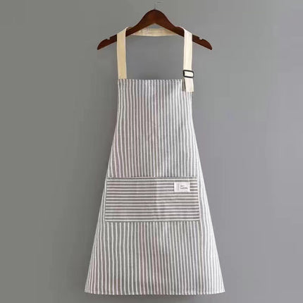 Apron women's Kitchen home sleeveless work modern simple oil-proof home Japanese style women's apron new wholesale