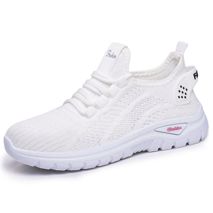 Women's Shoes Summer 2026 New Style Single Shoes Soft Sole Comfortable Breathable Mesh Shoes Versatile Fashionable Casual Sports Shoes