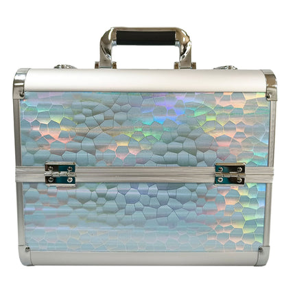 2023 new spot wholesale casual cosmetic case pvc manicure case two-layer large capacity portable cosmetic case