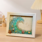 Wave material package + photo frame the waves