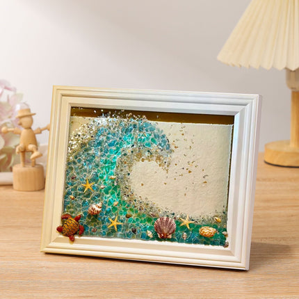 Cross-border New DIY resin art Kit Sea Glass Painting Craft Art Handmade Gift Material Bag Ocean