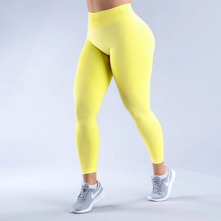 Cross-border New Quick-drying Running Tight Pants Extinction Thread Yoga Pants Summer Sports Pants Women Seamless Yoga Pants