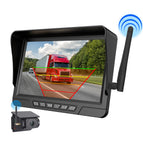 7inch car wireless display all the way bsd algorithm + 1 solar magnetic camera reversing image