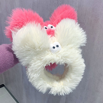 Funny Little Eyes Plush Headband, Fun Plush Face Wash Anti-Slip Headband, Internet Celebrity Hot Style Headband Wholesale