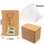 50 PCs/Pack 7.5x12CM / Khaki + bag