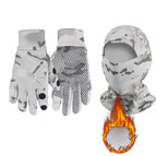 Snow camouflage hood + gloves / Free size