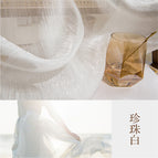 perforated custom rice price / Pearl white gilt yarn