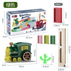 With rechargeable battery charger / [Green] Domino Train 60 dominoes (about 477 grams)