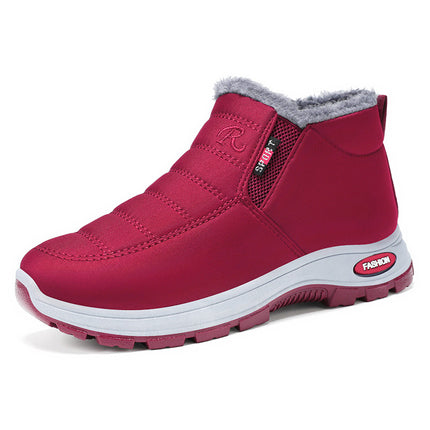 Cotton Shoes Women's Winter New Shoes Women's Foreign Trade Couple's Walking Shoes fleece-lined Thickened Snow Boots for Women