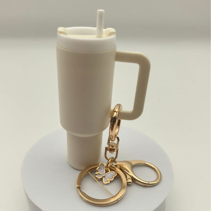 New detachable mini Stanley keychain Stanley ice cup butterfly with straw outdoor portable